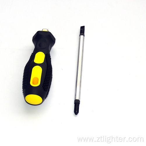 Soft handle mini crv ratchet screwdriver bit set,slotted insulated precision screwdriver set